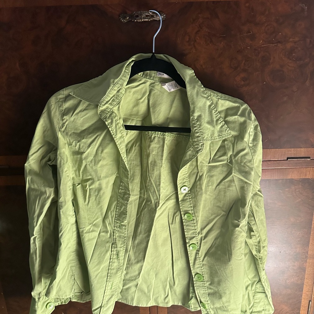 Women's Green 90s Style Top